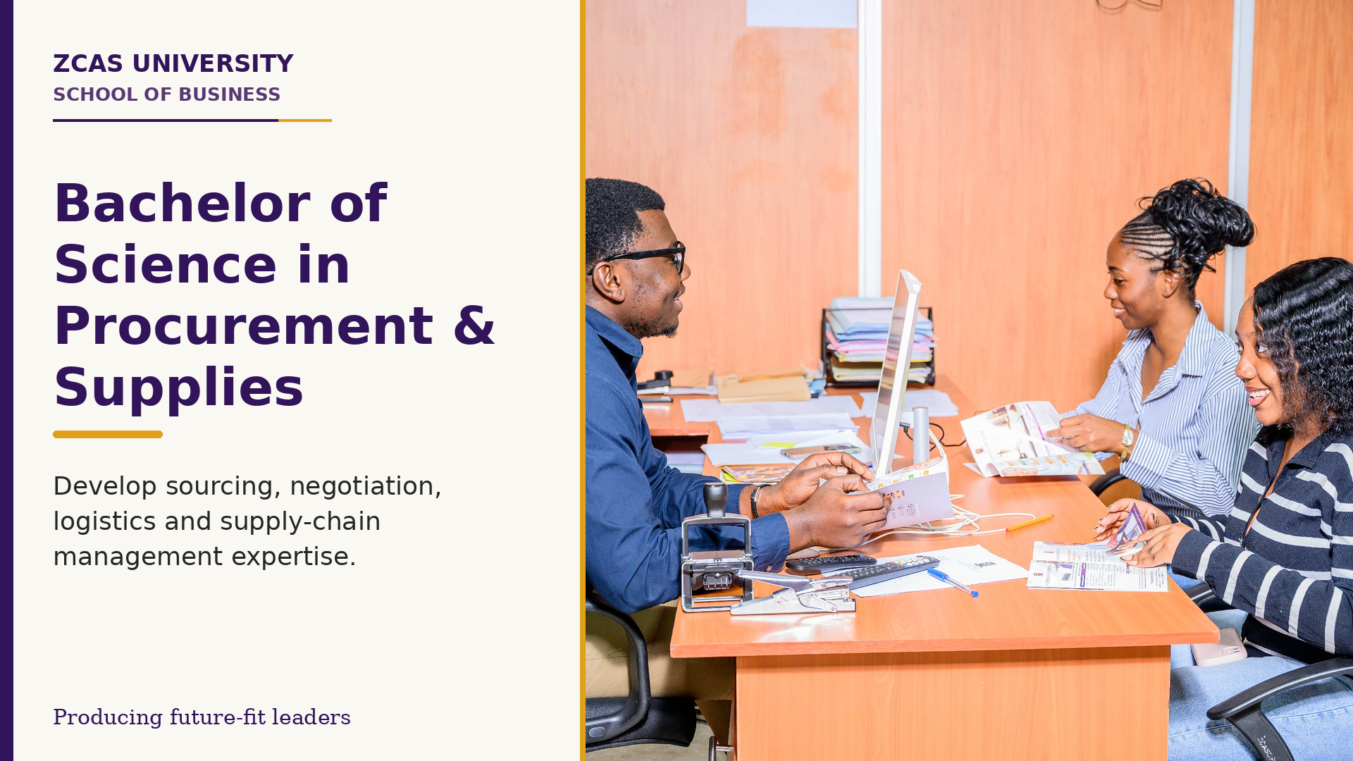 Bachelor of Science in Procurement & Supplies