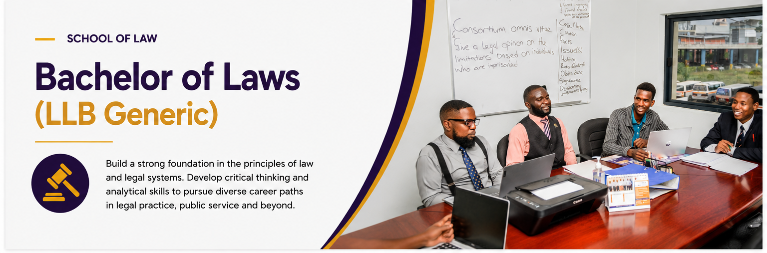 Bachelor of Laws (LLB Generic)